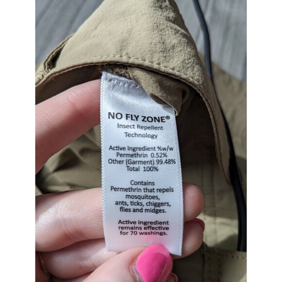 LL Bean Convertible Pants Women Size 6 Tan Nylon - Picture 4 of 10